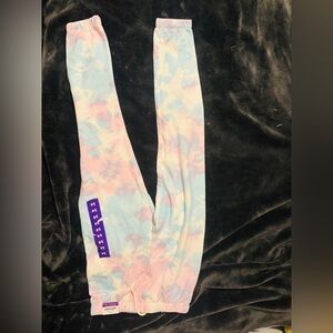 Lazy Pants Pastel Tie-Dye joggers- Pink & Blue